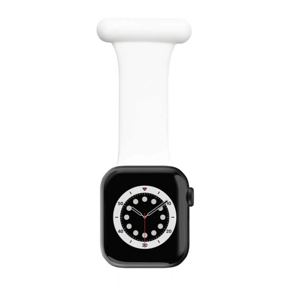 Apple Watch 44/45/46/49mm Çanta Gömlek Askılı Silikon Kordon 44 - 2