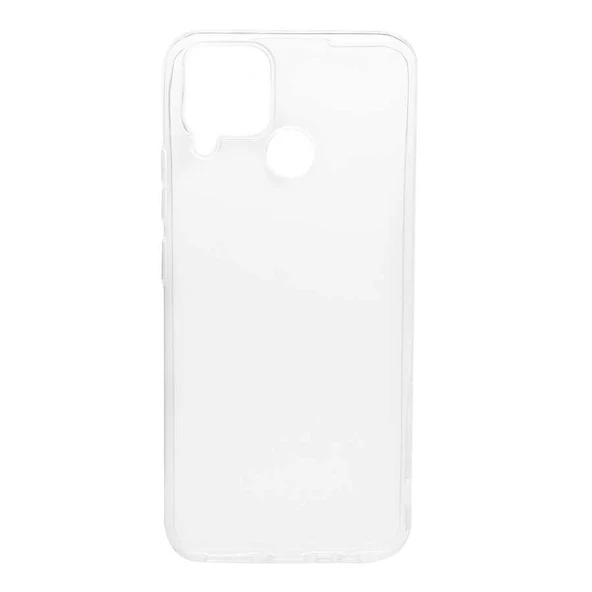 Realme C25 Kılıf Şeffaf Silikon Hibrit Case