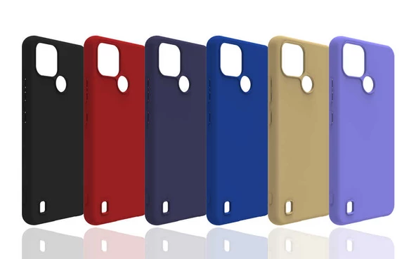 Realme C21 Kılıf Biye Yumuşak Silikon Case - 7