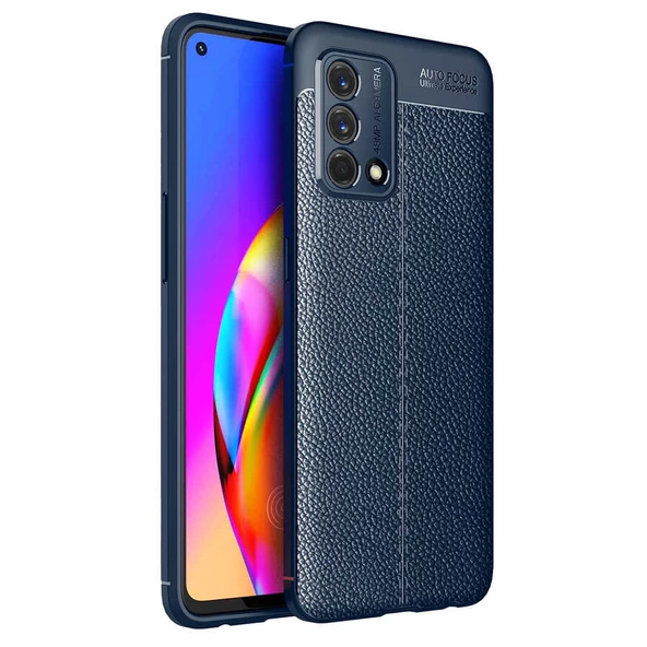 Oppo A74 4G Kılıf Deri Tarzı Niss Silikon Case