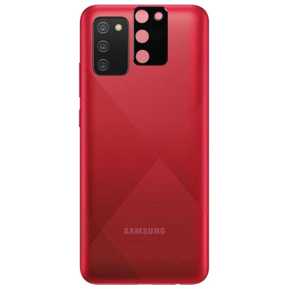 Samsung Galaxy A02S 3D Kamera Lens Koruma Camı - 2