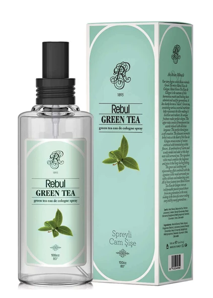 Rebul Green Tea 100 ml Spreyli Kolonya