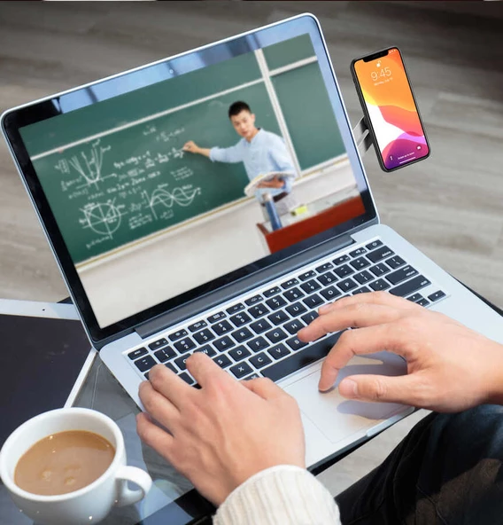 Laptop - Monitör Yanı Telefon Tutucu Mıknatıslı SJ05 - 11