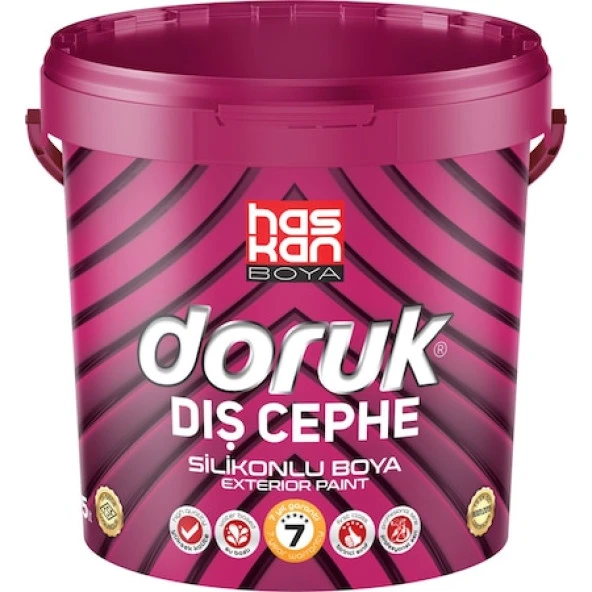 HASKAN Doruk Dış Cephe Boyası Silikonlu Beyaz 3 KG