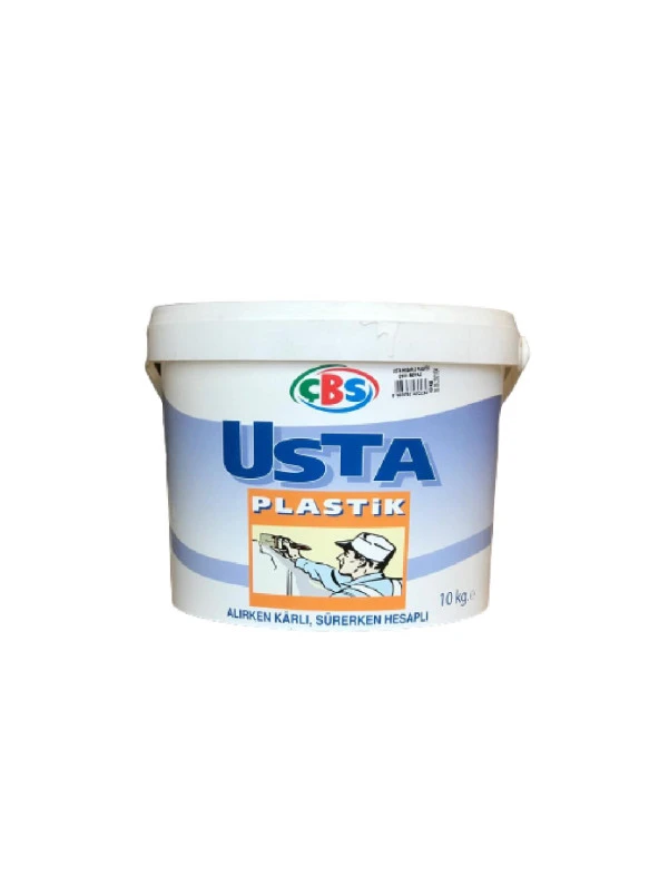 ÇBS USTA HESAPLI PLASTİK BEYAZ 10 KG