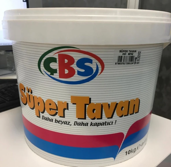 ÇBS SÜPER TAVAN BOYASI 10 KG - 1