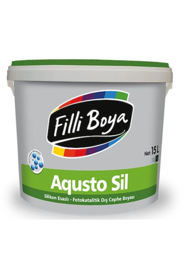 Aqusto Sil Silikonlu Dış Cephe Boyası 2,5 LT Beyaz