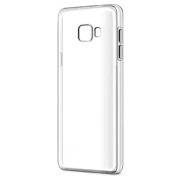 Samsung Galaxy A7 2016 Kılıf Şeffaf Silikon Hibrit Case