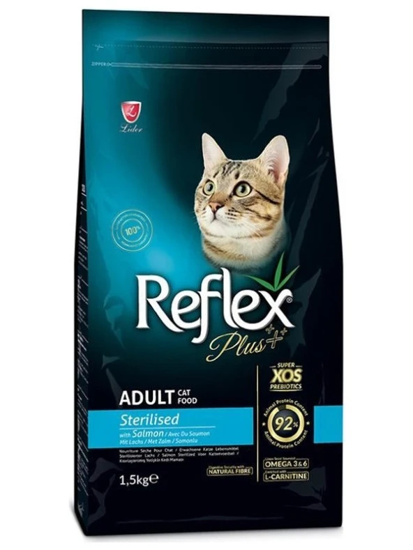 Reflex Plus Somonlu Kısırlaştırılmış Kedi Maması 1,5 kg RFX-308