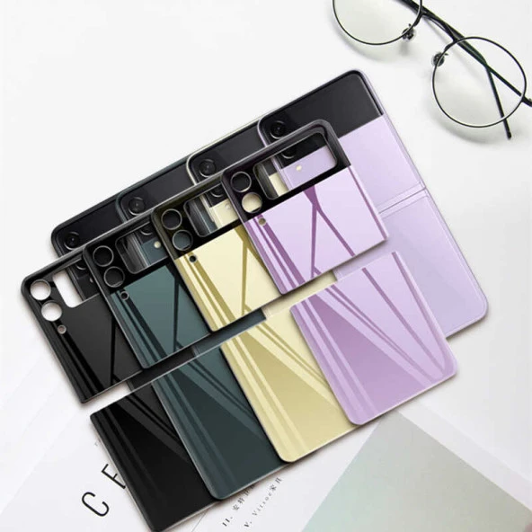 Samsung Galaxy Z Flip 3 3D Standart 2 in 1 Kamera Koruyucu - 11