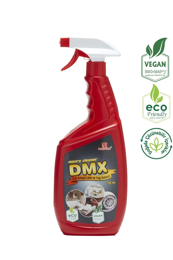 DMX Makro Cleaner Bitkisel Çok Amaçlı Leke ve Yağ Giderici Vegan 750 ml