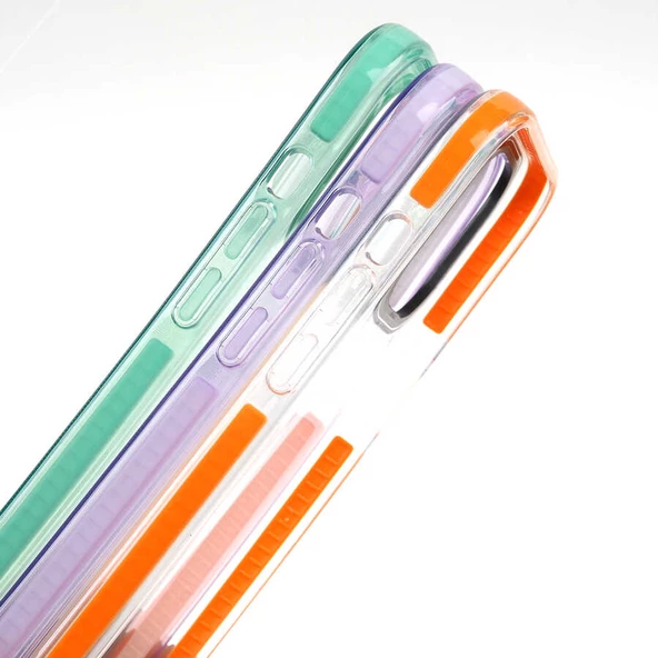 Apple iPhone 12 Pro Max Kılıf Trend Renkli Kapak - 7