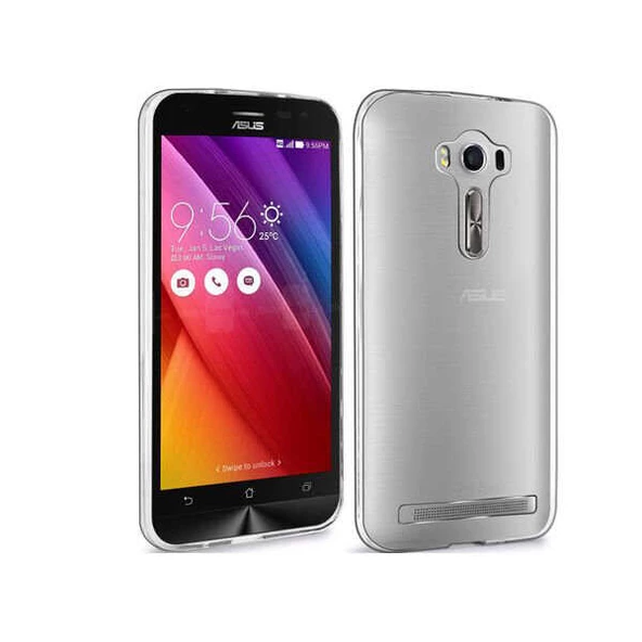 Asus Zenfone 2 Laser ZE500KL Kılıf Şeffaf Silikon Hibrit Case