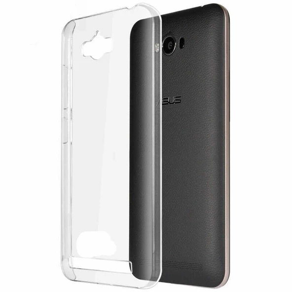 Asus Zenfone Max ZC550KL Kılıf Şeffaf Silikon Hibrit Case