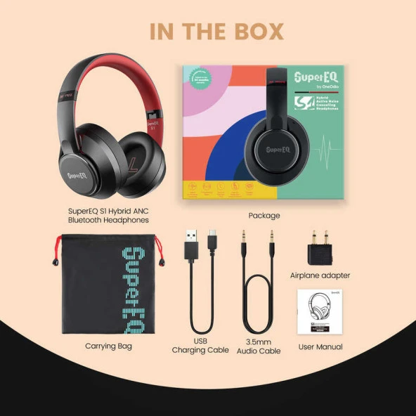 Kulaküstü Bluetooth Kulaklık Oneodio S1 - 9