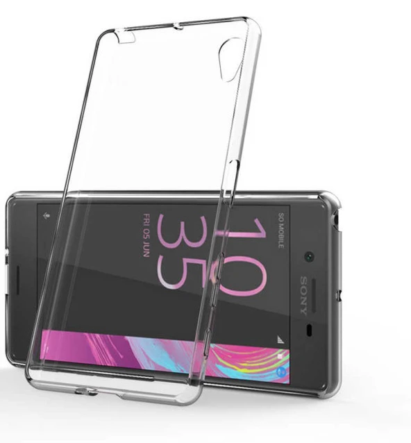 Sony Xperia XA1 Plus Kılıf Şeffaf Silikon Hibrit Case