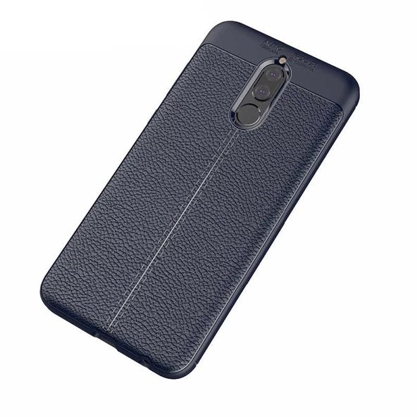 Huawei Mate 10 Lite Kılıf Deri Tarzı Niss Silikon Case