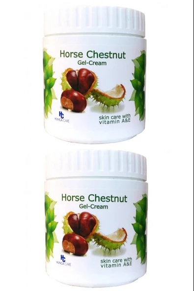 Hunca At Kestanesi Kremi 2x500 Ml Horse Chestnut Gel - Cream