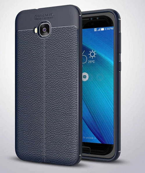 Asus Zenfone 4 Selfie ZD553KL Kılıf Deri Tarzı Niss Silikon Case