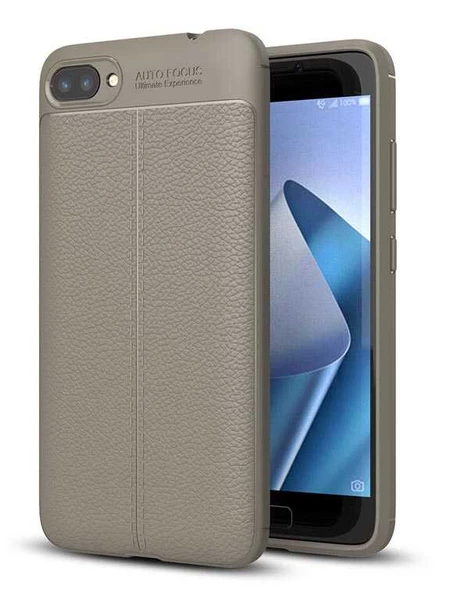 Asus Zenfone 4 Max ZC554KL Kılıf Deri Tarzı Niss Silikon Case