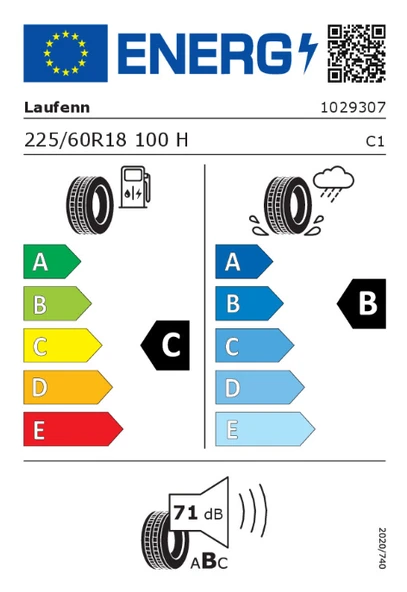Laufenn S FIT EQ Plus LK01 225/60 R18 100H Yaz Lastiği Üretim Tarihi 2024 - 2