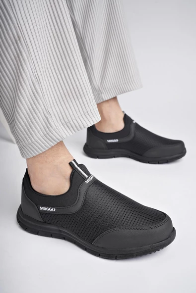 Muggo PODGO Garantili Unisex Ortopedik Bağcıksız Nefes Alabilen Hafif Yürüyüş Sneaker Spor Ayakkabı - 11