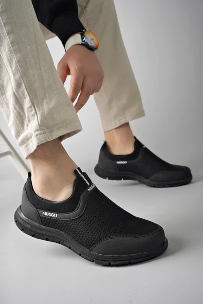 Muggo PODGO Garantili Unisex Ortopedik Bağcıksız Nefes Alabilen Hafif Yürüyüş Sneaker Spor Ayakkabı - 8