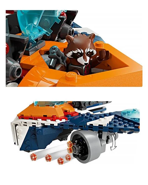 Lego Rocketin Warbird Aracı Ronana Karşı 76278 - 3