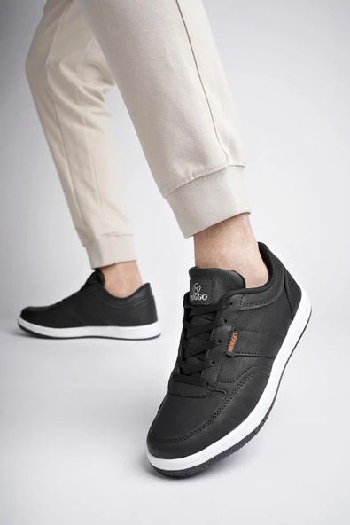 Muggo JOEL Garantili Erkek Günlük Casual Bağcıklı Sneaker Spor Ayakkabı - 6