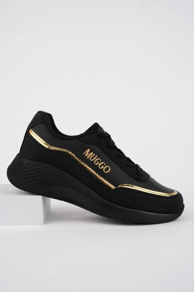 Muggo COCO Garantili Kadın Ortopedik Günlük Bağcıklı Şık Rahat Sneaker Spor Ayakkabı - 10