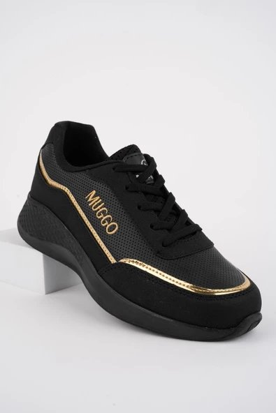 Muggo COCO Garantili Kadın Ortopedik Günlük Bağcıklı Şık Rahat Sneaker Spor Ayakkabı - 11