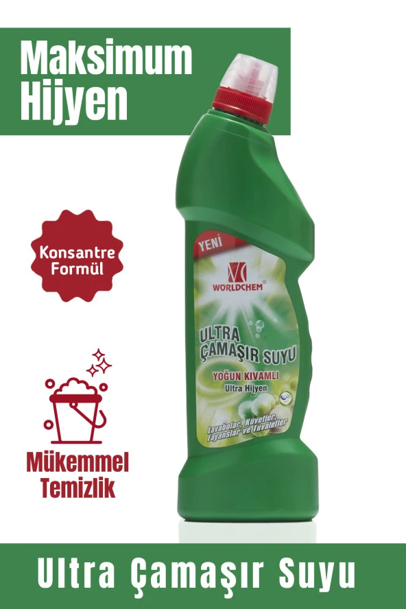Çamaşır Suyu Yoğun Kıvamlı WT 750 ml - 2