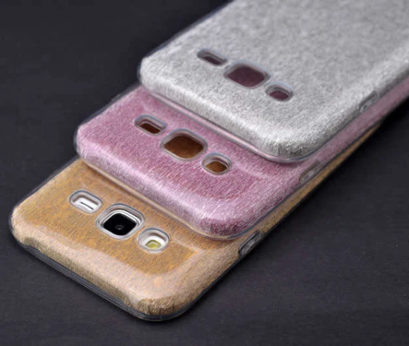 Samsung Galaxy J5 Kılıf Simli Parlak Shining Kapak - 2