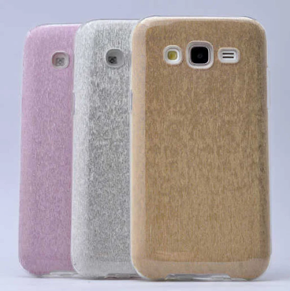 Samsung Galaxy J5 Kılıf Simli Parlak Shining Kapak - 3