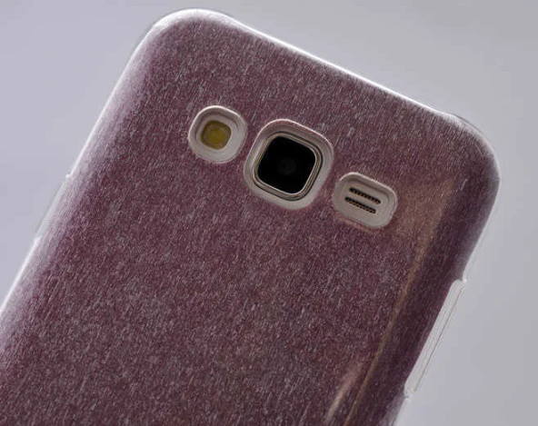 Samsung Galaxy J5 Kılıf Simli Parlak Shining Kapak - 4