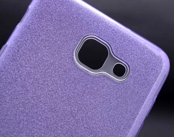 Samsung Galaxy J7 Max Kılıf Simli Parlak Shining Kapak - 2