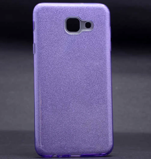 Samsung Galaxy J7 Max Kılıf Simli Parlak Shining Kapak - 6