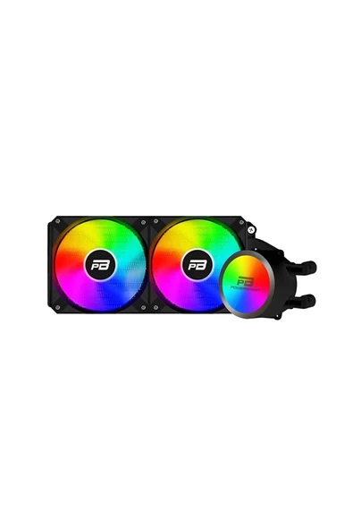 PowerBoost NOBLE 240 Rainbow Fanlı 240mm (LGA1700-AM4-AM5) Uyumlu Sıvı Soğutma Sistemi (Siyah)