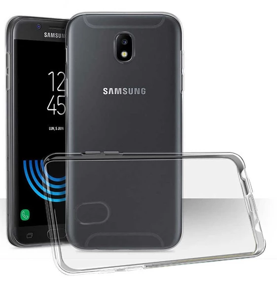 Samsung Galaxy J2 Pro 2018 Kılıf Şeffaf Silikon Hibrit Case