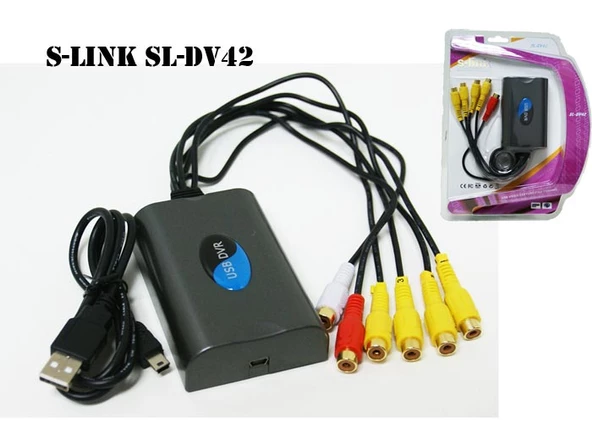 S-link SL-DV42 Usb To DVR 4 Port Adaptör