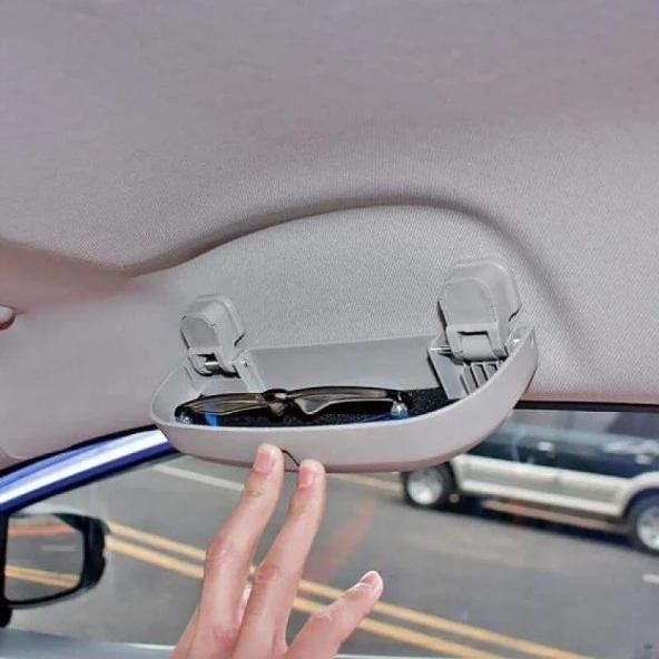 Oled Garaj Fiat Egea İçin Uyumlu Gözlük Kabı Gri Renk