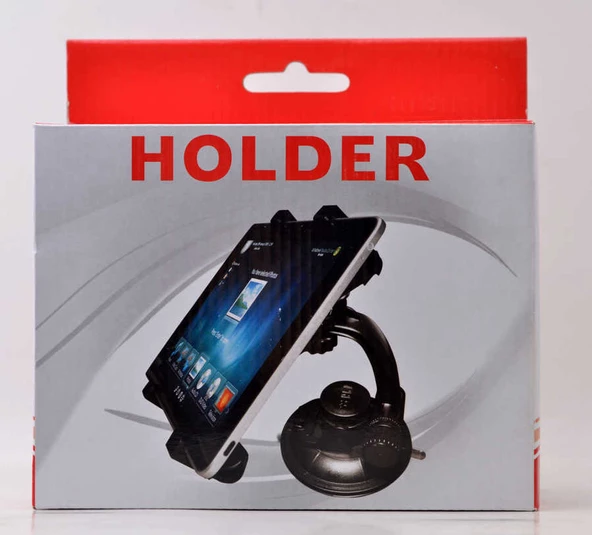 Araç İçi Tablet Tutucu Vakumlu Düz Yüzeylerde Kullanım Çok Fonksiyonlu - 5