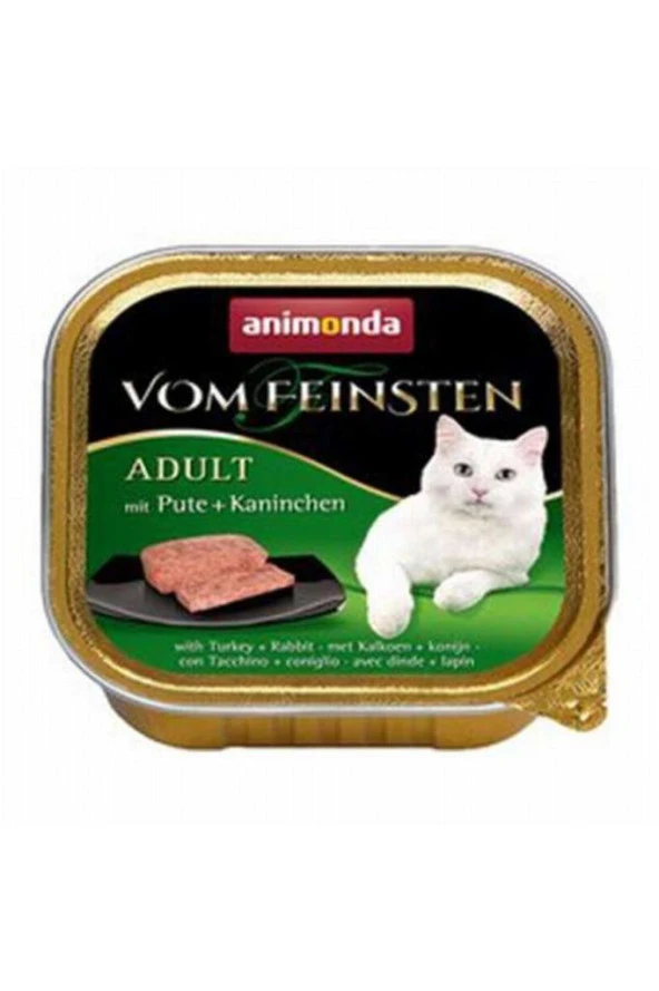 Animonda Vom Feinsten Tahılsız Hindi & Tavşanlı Kedi Konservesi 100gr