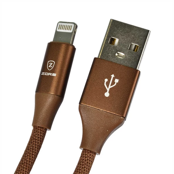 Metal Uçlu Lightning Usb Kablo