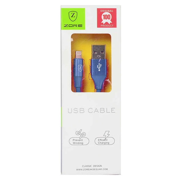 Metal Uçlu Lightning Usb Kablo - 8