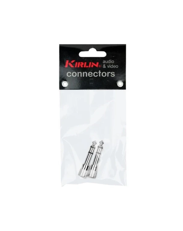 KIRLIN 3,5mm TRS Ucu 1/4'' TRS Jack'a Çevirici, 2'li Dönüştürücü
