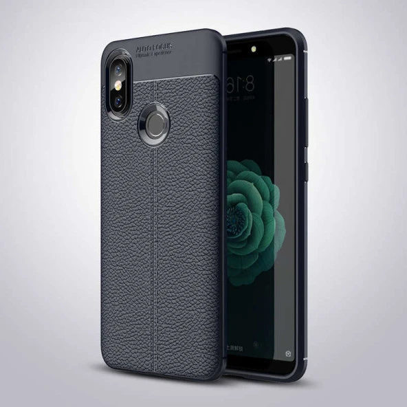 Xiaomi Mi 8 SE Kılıf Deri Tarzı Niss Silikon Case