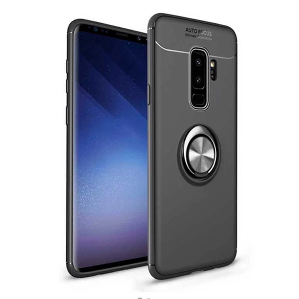 Samsung Galaxy S9 Plus Kılıf Yüzüklü Magnetli Ravel Case