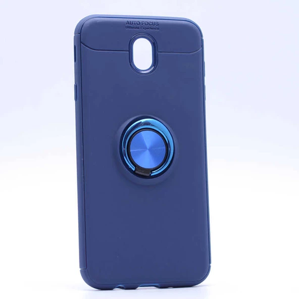 Samsung Galaxy J730 Pro Kılıf Yüzüklü Magnetli Ravel Case - 11