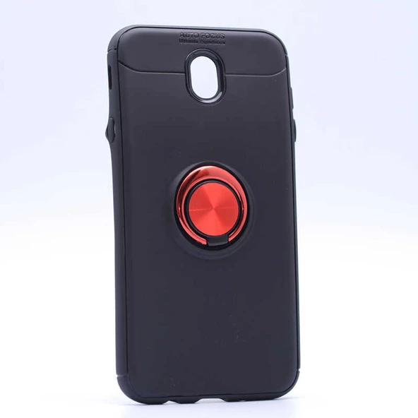 Samsung Galaxy J730 Pro Kılıf Yüzüklü Magnetli Ravel Case - 12